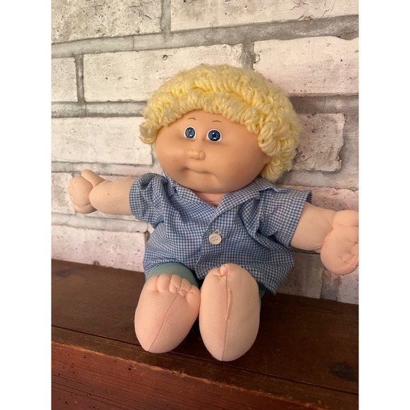 Cabbage Patch Kids Other - Vintage 1980s Cabbage Patch Doll‎ Blonde Hair Blue Eyes
